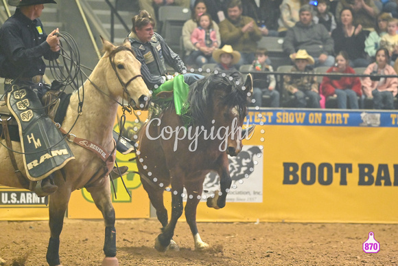 DROBERTS-DIXIE NATIONALS 2023-PERF #2-02112023-BAREBACK-BRYCE ECK-MAKE YA SMILE-BROOKMAN RODEO  8176