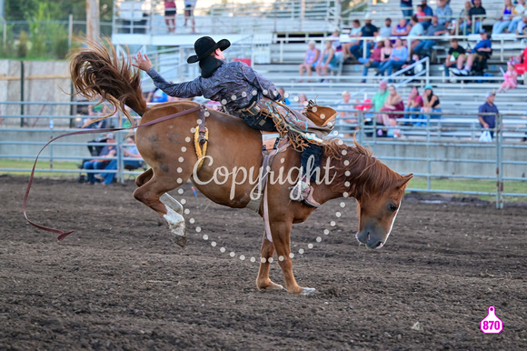 DROBERTS-WINFIELD KS COWLEY COUNTY PRCA RODEO-PERF #1-08062023-BB-TY BLESSING-SILVER CREEK-GREY WAY1858