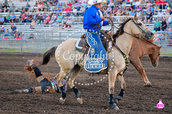 DROBERTS-WINFIELD KS COWLEY COUNTY PRCA RODEO-PERF #1-08062023-BB-TY BLESSING-SILVER CREEK-GREY WAY1862