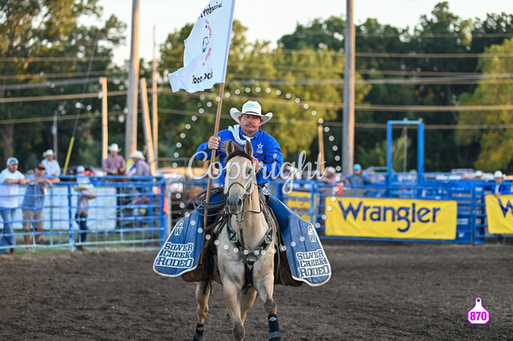 DROBERTS-WINFIELD KS COWLEY COUNTY PRCA RODEO-PERF #1-08062023-MISC-FLAGS 1324
