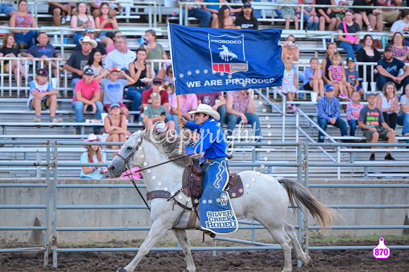 DROBERTS-WINFIELD KS COWLEY COUNTY PRCA RODEO-PERF #1-08062023-MISC-FLAGS 1331