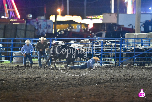 DROBERTS-WINFIELD KS COWLEY COUNTY PRCA RODEO-PERF #1-08062023-MISC-WILD COW MILKING 1616