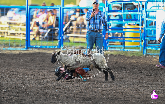 DROBERTS-WINFIELD KS COWLEY COUNTY PRCA RODEO-PERF #1-08062023-MUTTON BUSTING 1002