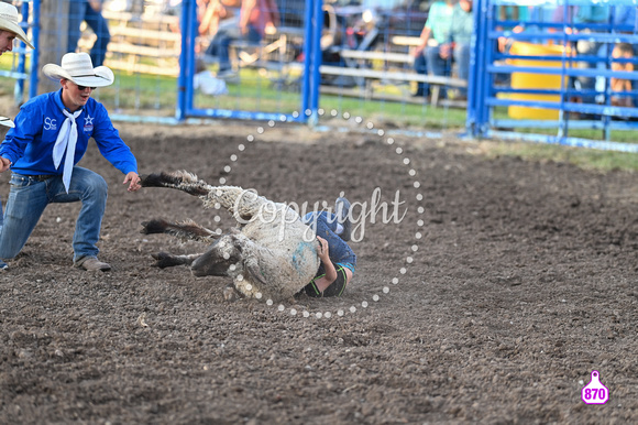 DROBERTS-WINFIELD KS COWLEY COUNTY PRCA RODEO-PERF #1-08062023-MUTTON BUSTING 1046