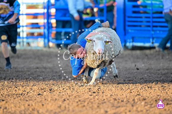 DROBERTS-WINFIELD KS COWLEY COUNTY PRCA RODEO-PERF #1-08062023-MUTTON BUSTING 1055