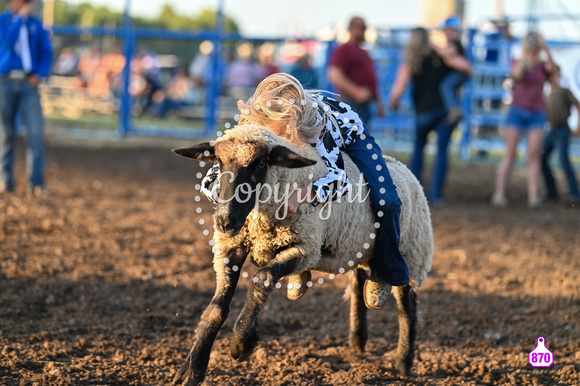DROBERTS-WINFIELD KS COWLEY COUNTY PRCA RODEO-PERF #1-08062023-MUTTON BUSTING 1217