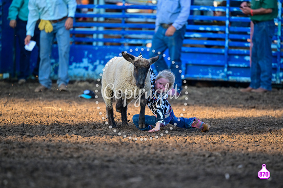 DROBERTS-WINFIELD KS COWLEY COUNTY PRCA RODEO-PERF #1-08062023-MUTTON BUSTING 1255
