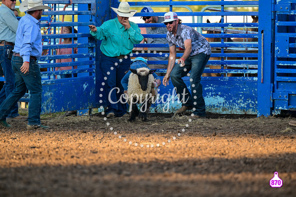 DROBERTS-WINFIELD KS COWLEY COUNTY PRCA RODEO-PERF #1-08062023-MUTTON BUSTING 1265
