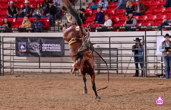 MROBERTS-BENNY BENIONS BUCKING HORSE SALE-2-3 YR OLD FUTURITY-WAR DANCE-DOUBLE K CATTLE 10399