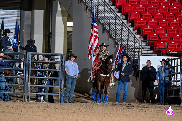 DROBERTS-BENNY BENIONS BUCKING HORSE SALE-PRCA PERMIT CHALLENGE-ROUND 1-12-7-23-BR-MISC-OPENING ACT   11543