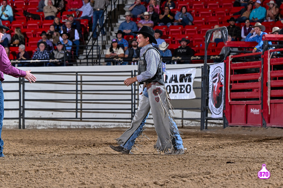 DROBERTS-BENNY BENIONS BUCKING HORSE SALE-PRCA PERMIT CHALLENGE-ROUND 1-12-7-23-BR-MISC-OPENING ACT   11542A