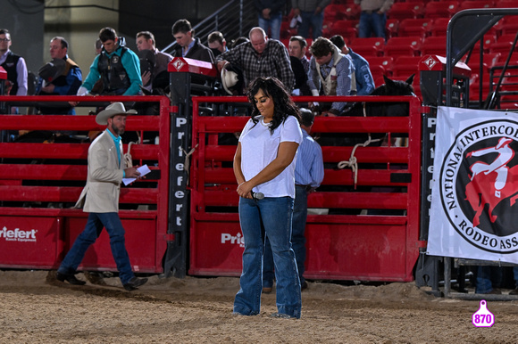 DROBERTS-BENNY BENIONS BUCKING HORSE SALE-PRCA PERMIT CHALLENGE-ROUND 1-12-7-23-BR-MISC-OPENING ACT   11551A