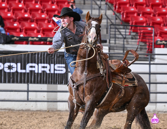 DROBERTS-BENNY BENIONS BUCKING HORSE SALE-PRCA PERMIT CHALLENGE-ROUND 2-12-7-23-TD-COLE CLEMMONS  12042