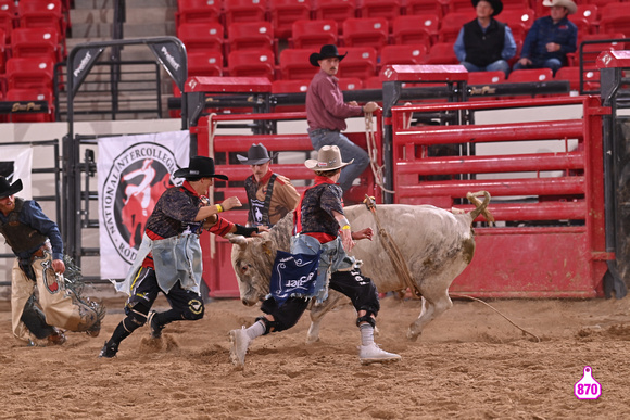 MROBERTS-BENNY BENIONS BUCKING HORSE SALE-PRCA PERMIT CHALLENGE-ROUND 2-12-7-23-BR-LOT #74 THE CLAW-SCOTT CATTLE CO   11461A