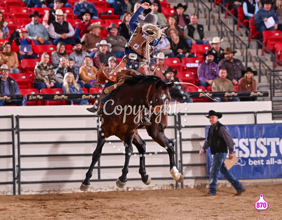 STACE SMITH WORLD BRONC FUTURITY FINALE 12-8-23 13355