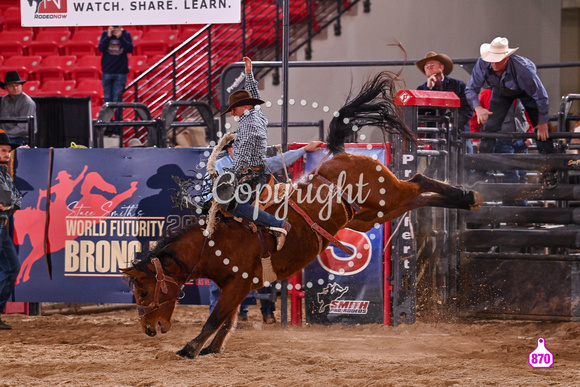 STACE SMITH WORLD BRONC FUTURITY FINALE 12-8-23 13389