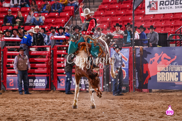 STACE SMITH WORLD BRONC FUTURITY FINALE 12-8-23 13572