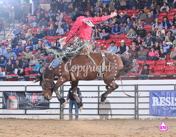 STACE SMITH WORLD BRONC FUTURITY FINALE 12-8-23 13710