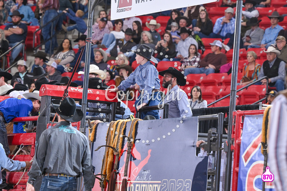 STACE SMITH WORLD BRONC FUTURITY FINALE 12-8-23 13826