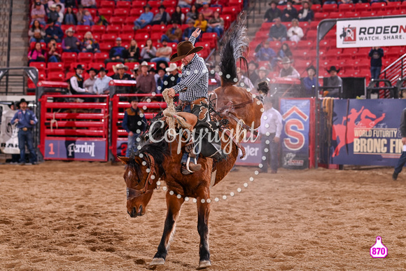 STACE SMITH WORLD BRONC FUTURITY FINALE 12-8-23 13394