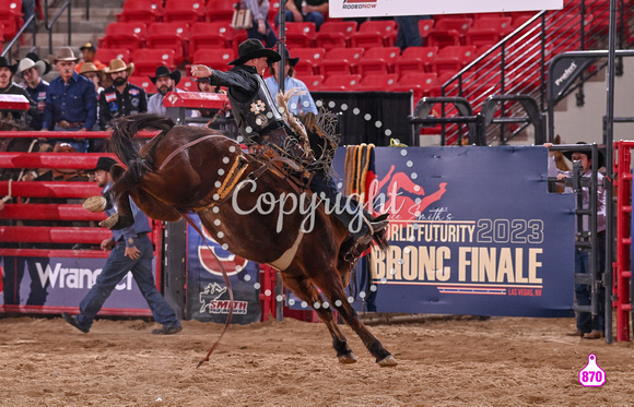 STACE SMITH WORLD BRONC FUTURITY FINALE 12-8-23 13805