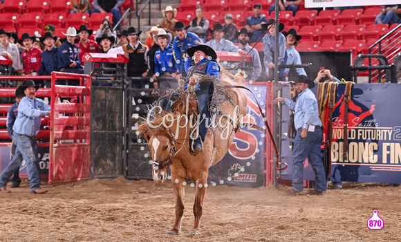 STACE SMITH WORLD BRONC FUTURITY FINALE 12-8-23 13854