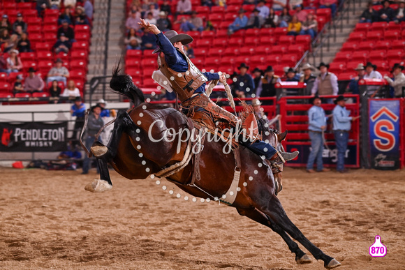 STACE SMITH WORLD BRONC FUTURITY FINALE 12-8-23 13359