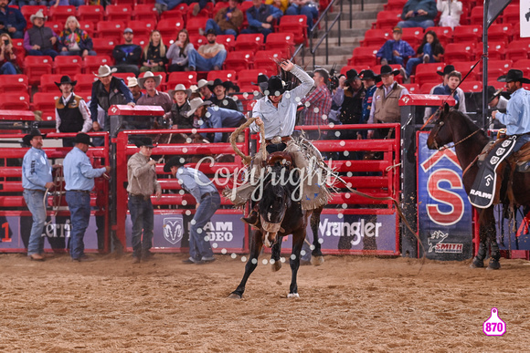 STACE SMITH WORLD BRONC FUTURITY FINALE 12-8-23 13434