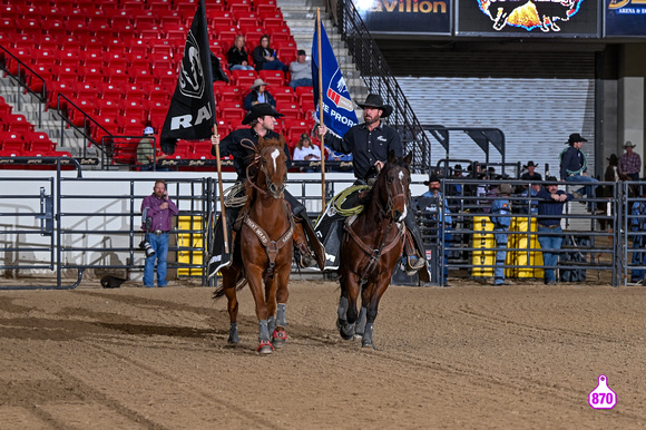 DROBERTS-BENNY BENIONS BUCKING HORSE SALE-PRCA PERMIT CHALLENGE-ROUND 1-12-7-23-BR-MISC-OPENING ACT   11559