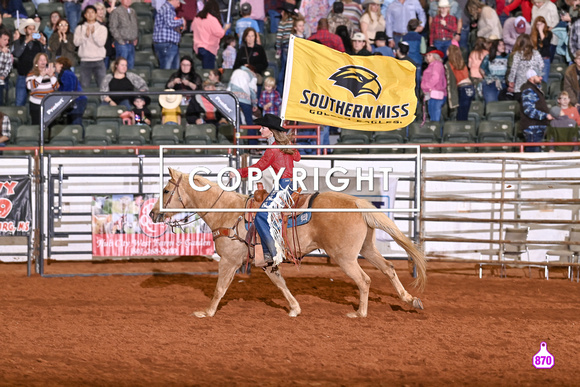 DROBERTS-SOUTHERN MISS COCA COLA PRCA-PERF #2-HARPER MORGAN-HATTIESBURG-MISC-FLAG GIRLS   31642