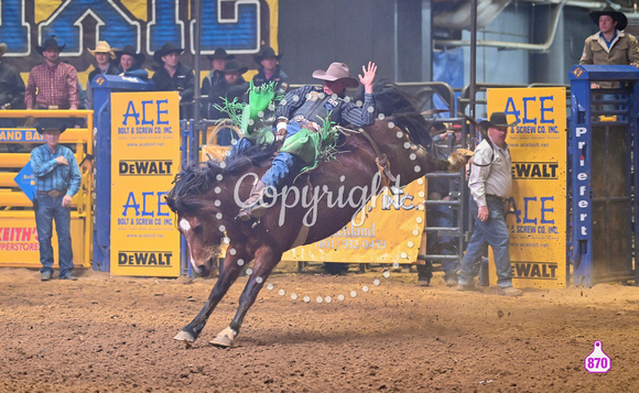 DROBERTS-DIXIE NATIONALS 2023-PERF #2-02112023-BAREBACK-BRYCE ECK-MAKE YA SMILE-BROOKMAN RODEO  8154