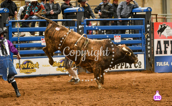AFR45 Round #3 1-23-22 BULLS AND RERIDES  5364